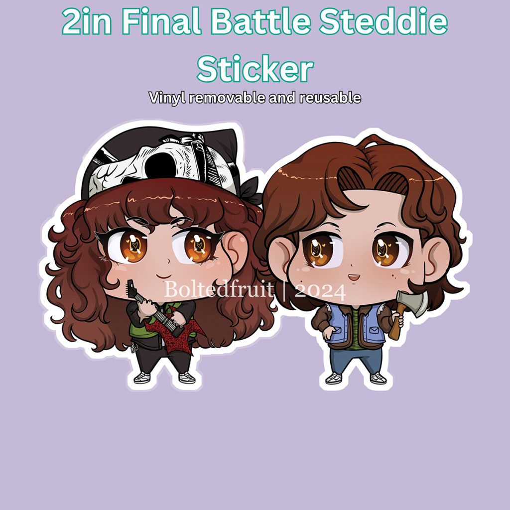 2in Final Battle Steddie Sticker- Vinyl Reusable -